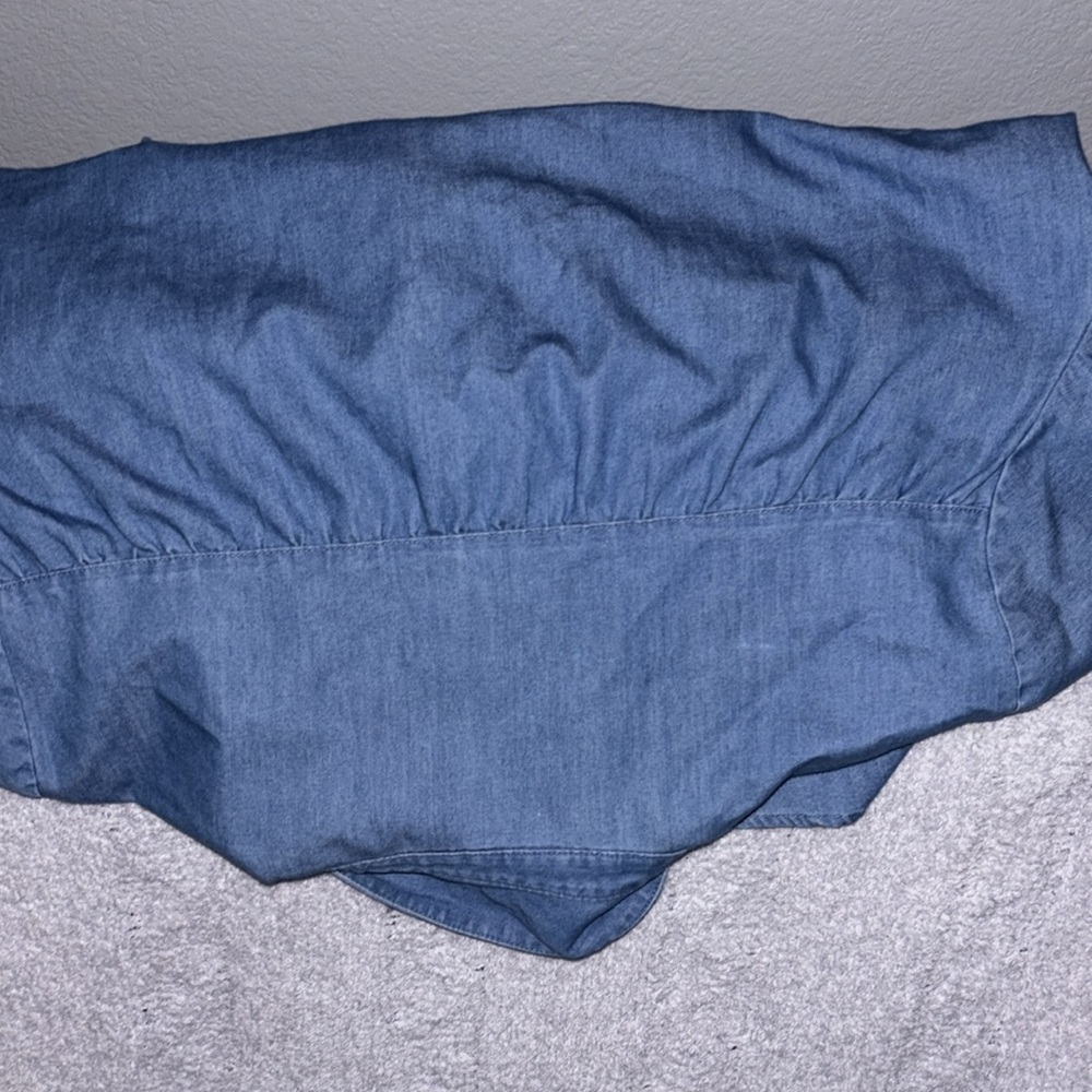 Time and Tru women’s denim style blouse sz large - Picture 7 of 7